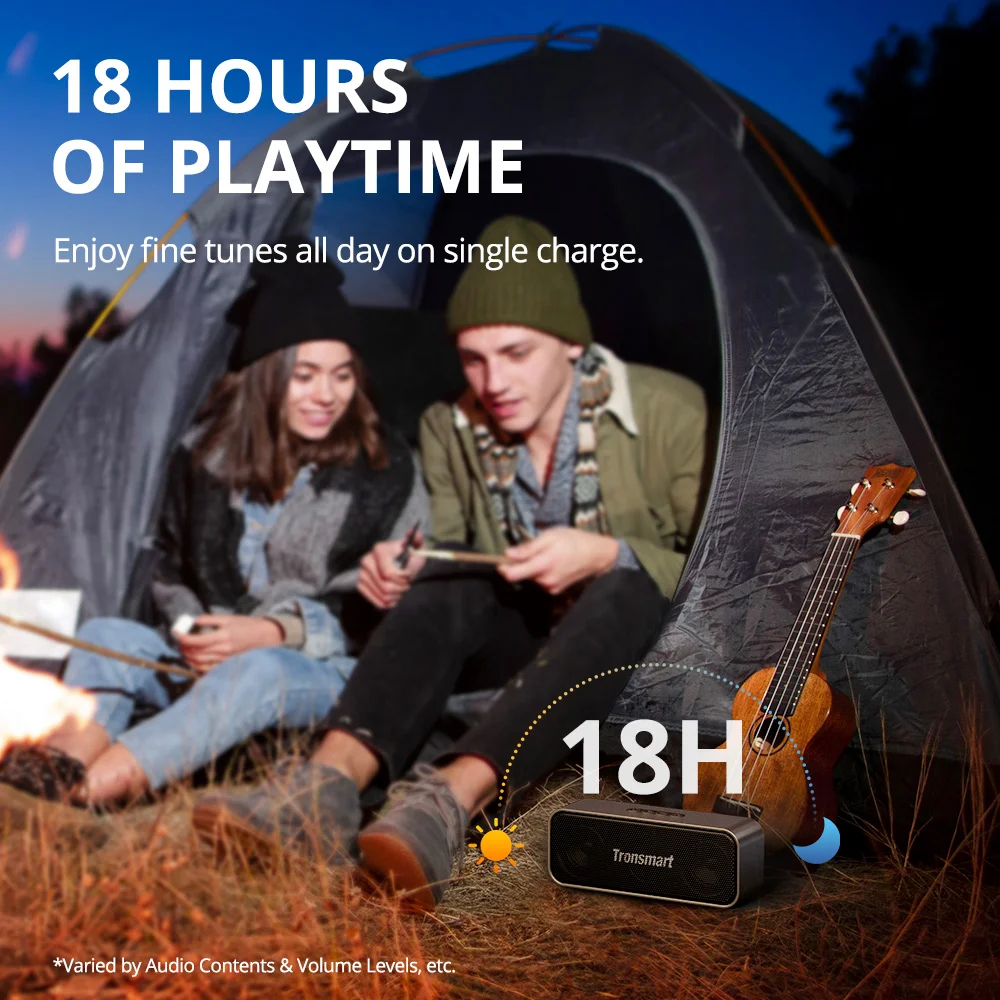 Imagem 5 de 5 do produto Caixa Som Tronsmart T2 Speaker Bluetooth Portátil Preto