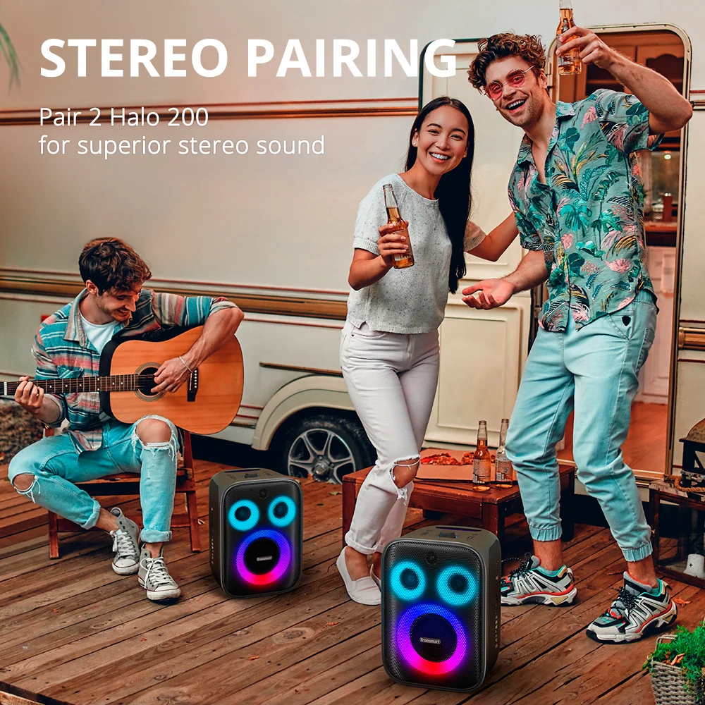 Imagem 2 de 5 do produto Caixa Som Tronsmart Speaker Halo 200 Portátil 120w Preto