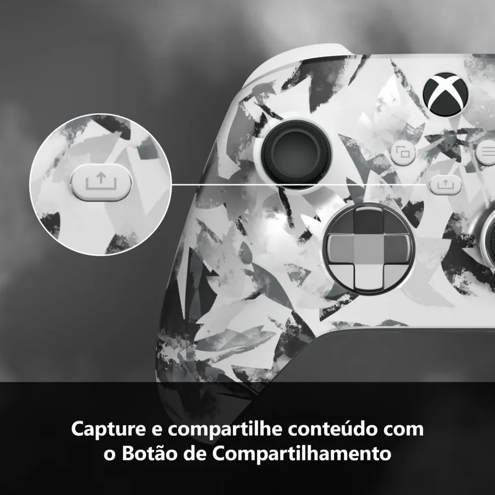 Imagem 2 de 5 do produto Controle Sem Fio XBOX Storm Breaker Edição Especial Branco