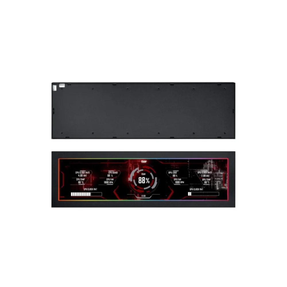 Imagem 5 de 5 do produto Tela Para Gabinete Lian Li Us88v1, Universal Screen, 8.8", Black - Sm088x