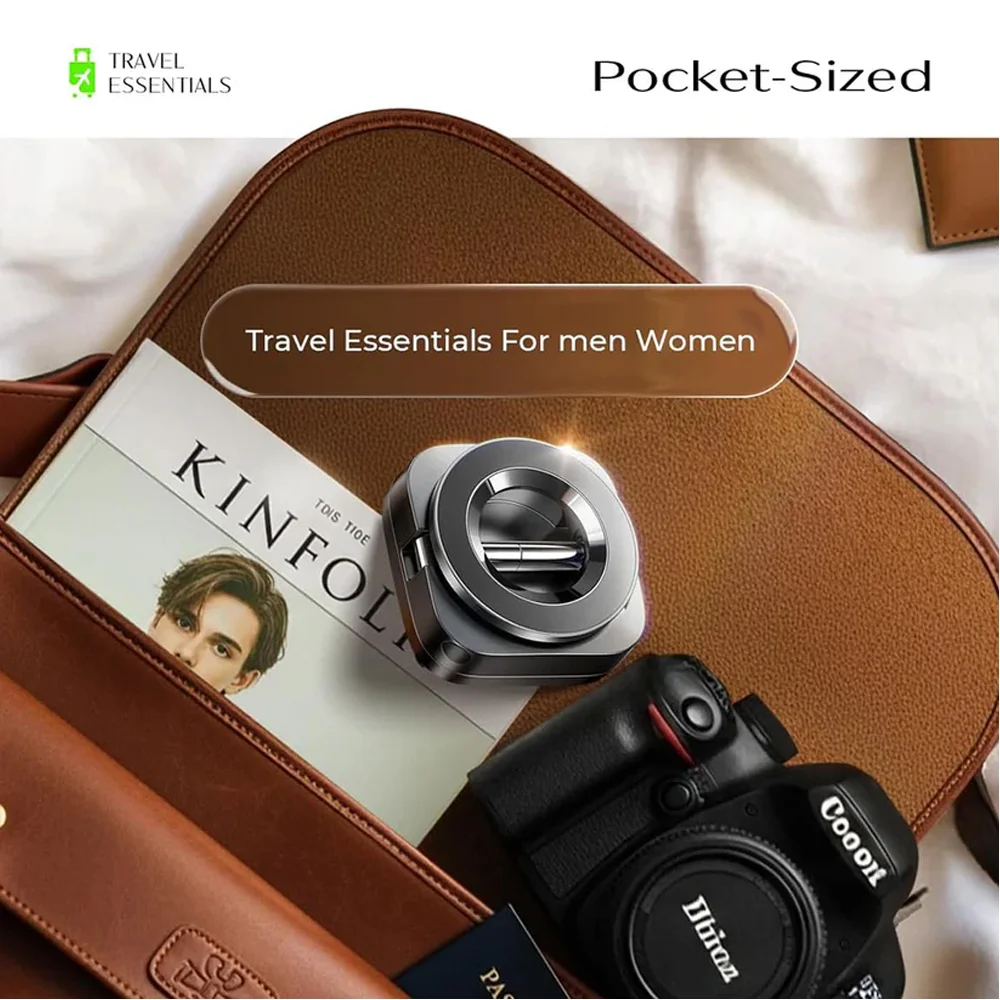 Imagem 4 de 5 do produto Suporte Portátil Celular Lisen MagSafe Avião Mesa 4-7pol