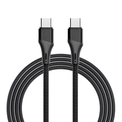 Cabo Usb C Ldnio 100w Macho Carga Rápida 2 Metros Preto