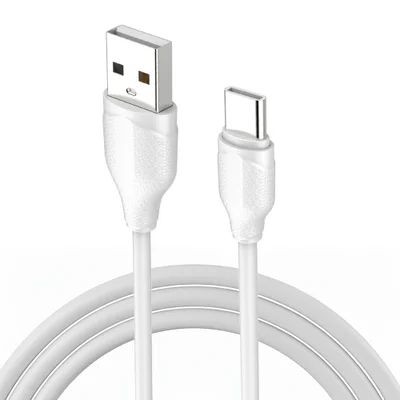 Cabo Usb A Pra Usb C Ldnio Carregamento Rápido 1m Branco
