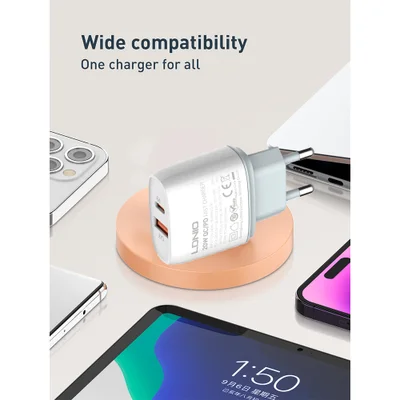 Carregador Ldnio Q229 20w Usb C/a Pdqc Rápido Cabo Usb C — foto 3
