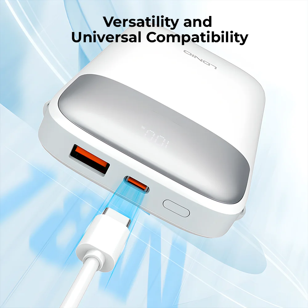 Imagem 2 de 5 do produto Ldnio Power Bank 20000mah Carregamento Rápido Pd Qc3.0