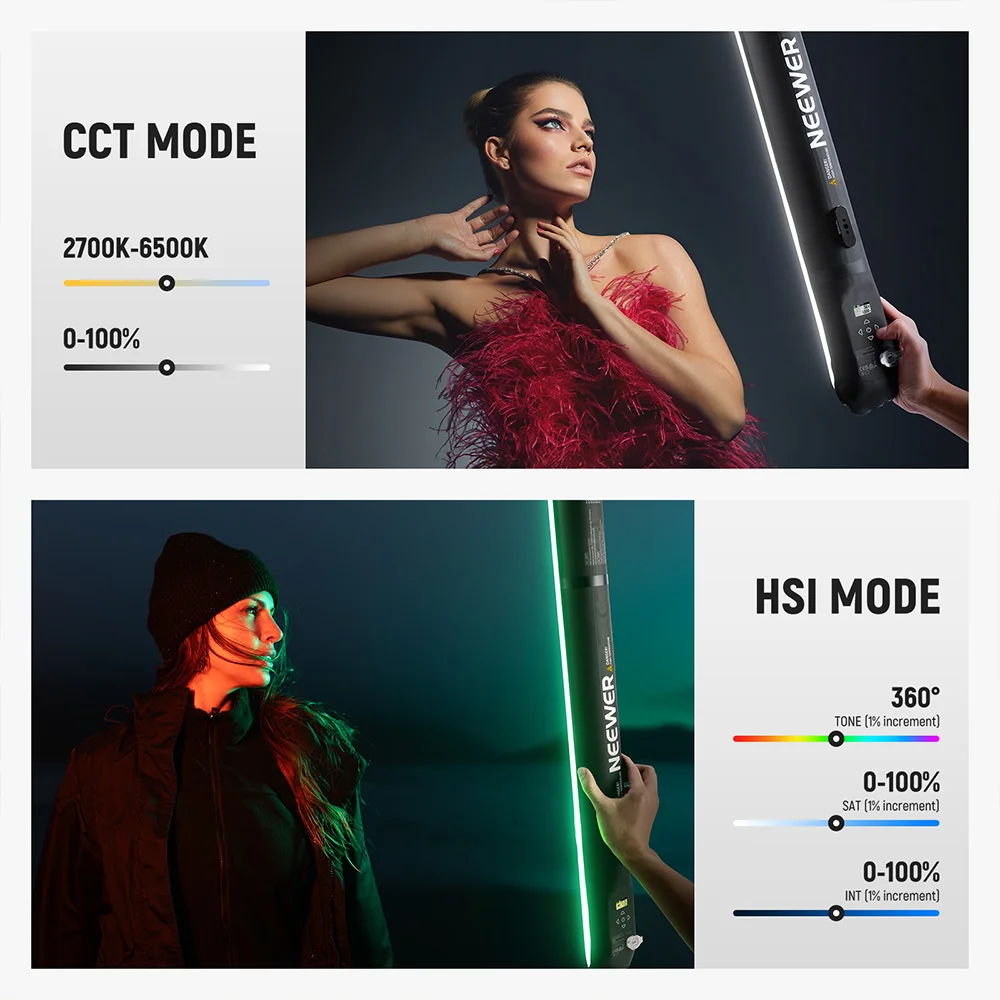 Imagem 5 de 5 do produto Neewer Bastão Luz Vídeo LED Tubo Handheld RGB Inflável