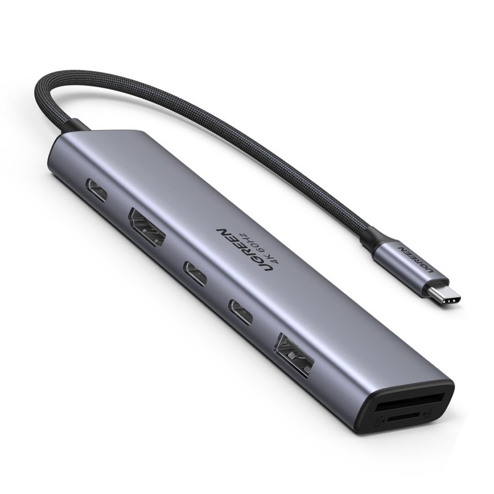 Hub Usb C 7in1 Ugreen 4k HDMI 100w Pd Adaptador Portátil