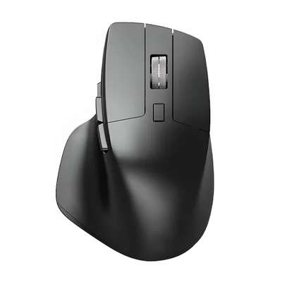 Mouse Sem Fio Mpower 2.4GHz USB Grafite Ergonômico
