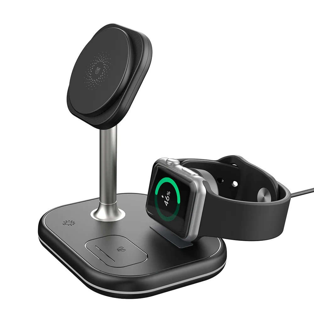 Imagem 3 de 5 do produto Carregador Magnético Sem Fio Life 3 Em 1 Z25 15w Preto