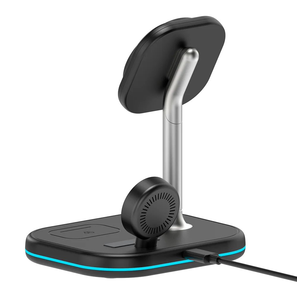 Imagem 4 de 5 do produto Carregador Magnético Sem Fio Life 3 Em 1 Z25 15w Preto