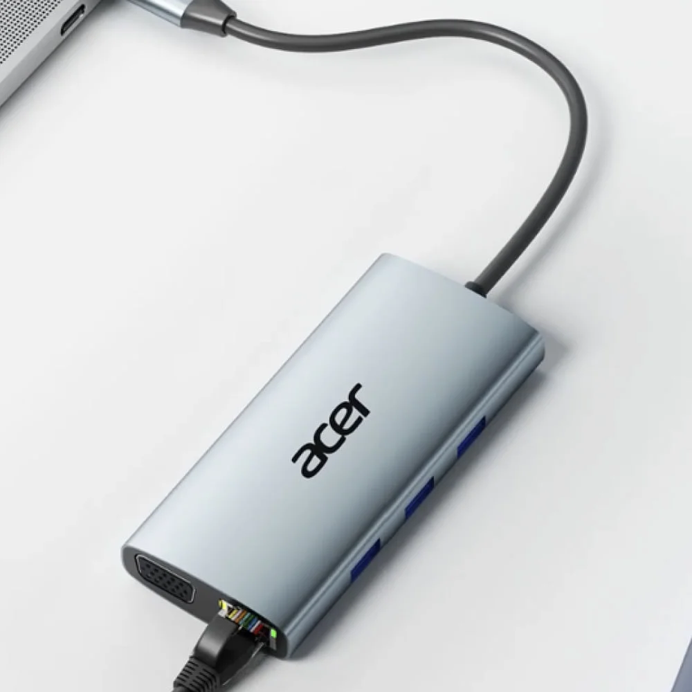 Imagem 3 de 3 do produto Acer Dongle Hub Odk390 9 In 1 Rj-45