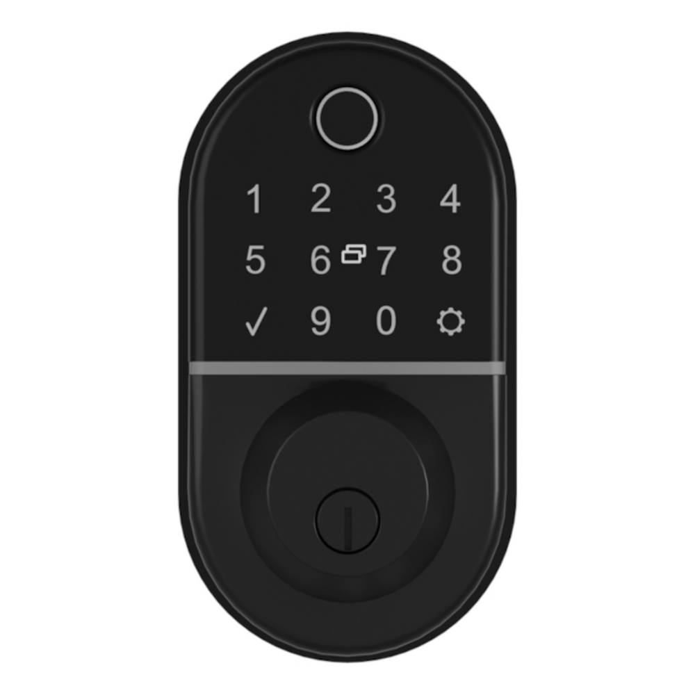 Fechadura Digital Compact Rolete Com Biometria E Senha Yale