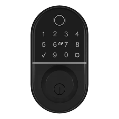 Fechadura Digital Compact Rolete Com Biometria E Senha Yale