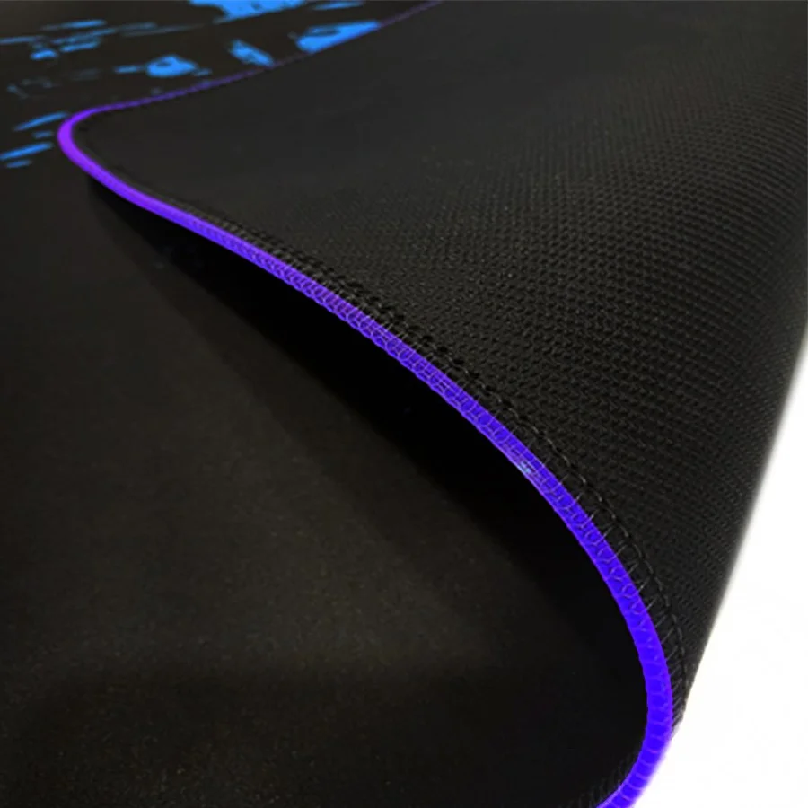 Imagem 2 de 5 do produto Mouse Pad Gamer Usb Em LED 79 X 30 Cm Desenho Lol