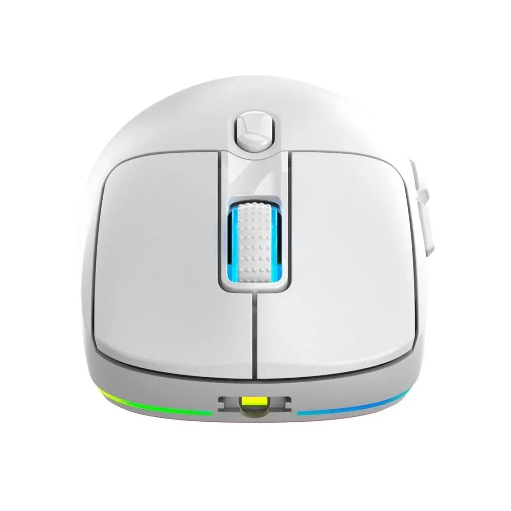 Imagem 2 de 5 do produto Mouse Warrior Magnus 10000dpi Tri Mode Com Base Carregadora Branco Mo422
