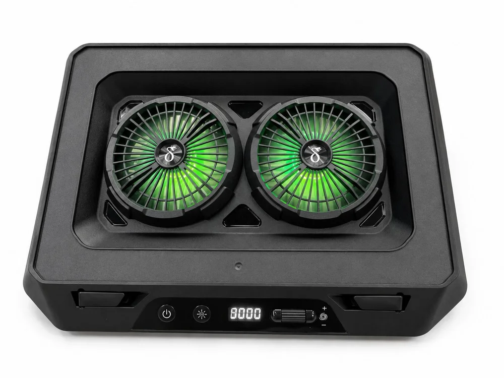 Imagem 3 de 5 do produto Base Gamer para Notenook RGB com 2 Coolers | Refrigeração Ajustável | Suporte Gamer GG