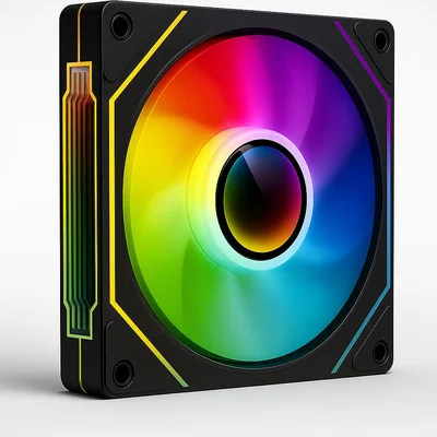 Cooler Fan 120mm RGB para Gabinete | 12V Silencioso | Alta Ventilação