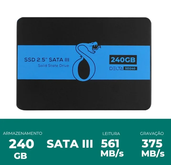 Imagem 2 de 4 do produto SSD Interno 240GB - Delta (sd240)