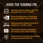 Notebook Asus Tuf Gaming F16 Fx608jhr Nvidia RTX 5050 Intel Core i7 14650hx 8GB Ram 512gb SSD Linux Keepos Tela 16" 165hz Nível Ips Cinza - Rv019
