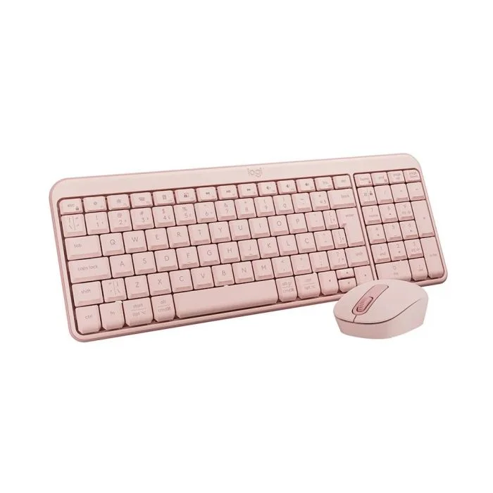 Kit Teclado E Mouse Logitech Mk250 Bluetooth Rosa - 920-013518