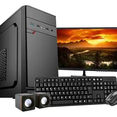 PC Completo Pronto Para Uso | Intel i7 4ª Geração | SSD 480GB | 16gb Ram | Monitor 19" | Wi-fi + Caixinha De Som  - WINDOWS11