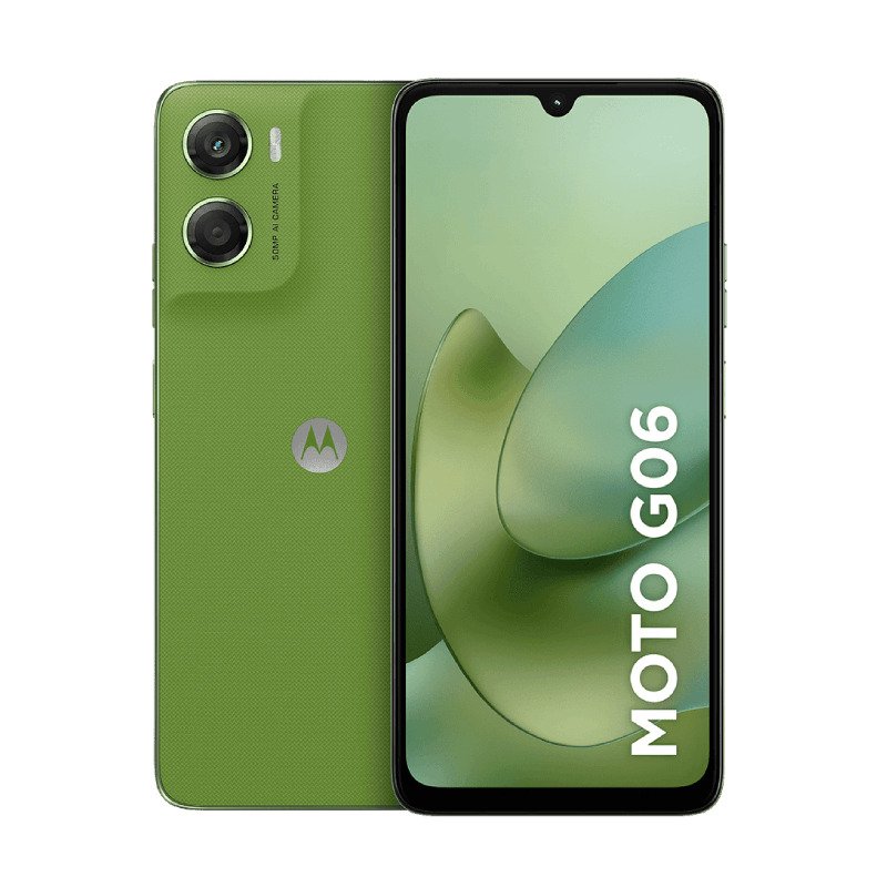 Smartphone Motorola Moto G06 256gb - Verde, 12gb (4gb Ram +8GB Ram Boost), Câmera 50mp E Tela 6,9”