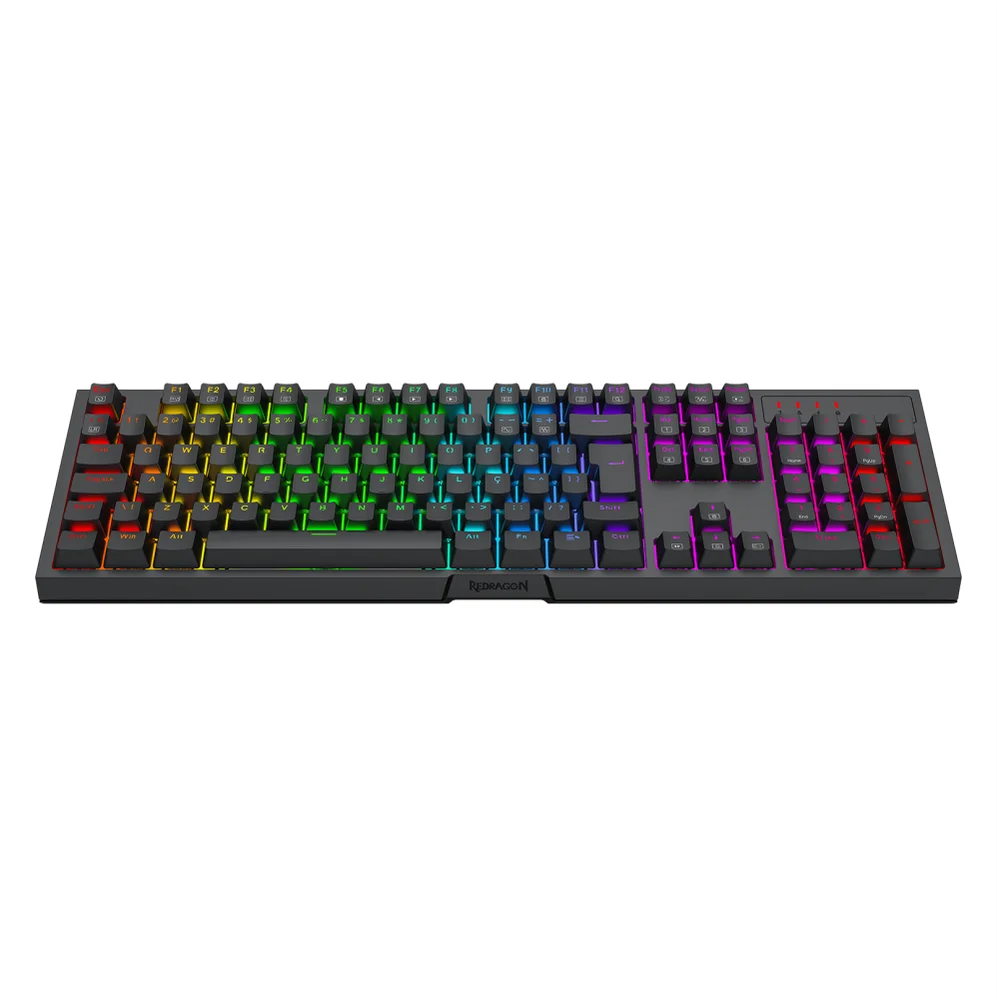 Teclado Mec Redragon Argo, RGB, Usb, Switch Brown - K670-RGB