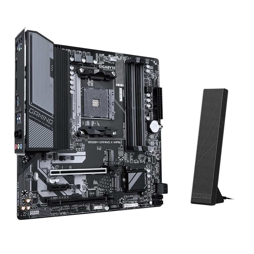 Placa Mãe Gigabyte B550m Gaming X Wifi6, Amd Am4, Matx, Wf/blt, Ddr4 - B550m Gaming X Wifi6 6