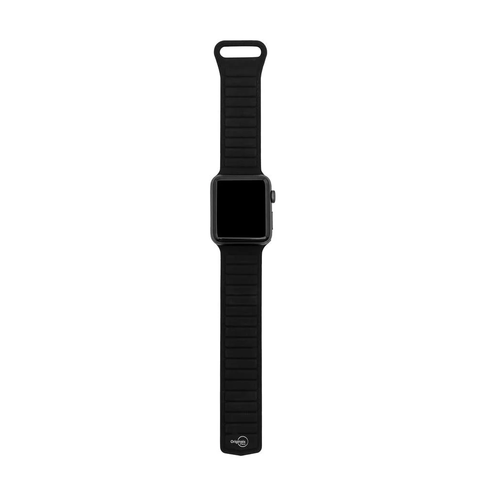 Imagem 5 de 5 do produto Pulseira De Silicone Magnética Para Apple Watch 42-49 Mm Preta