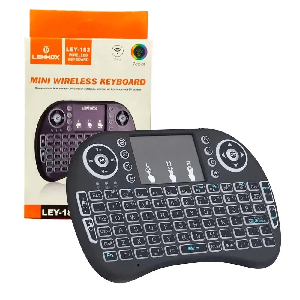 Imagem 3 de 4 do produto Mini Teclado Sem Fio Bluetooth/usb Lehmox Ley-182