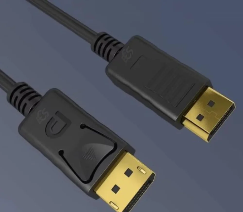Imagem 3 de 5 do produto Cabo Displayport 1.80m 4k 1.2v Alta Resolução Vídeo Som