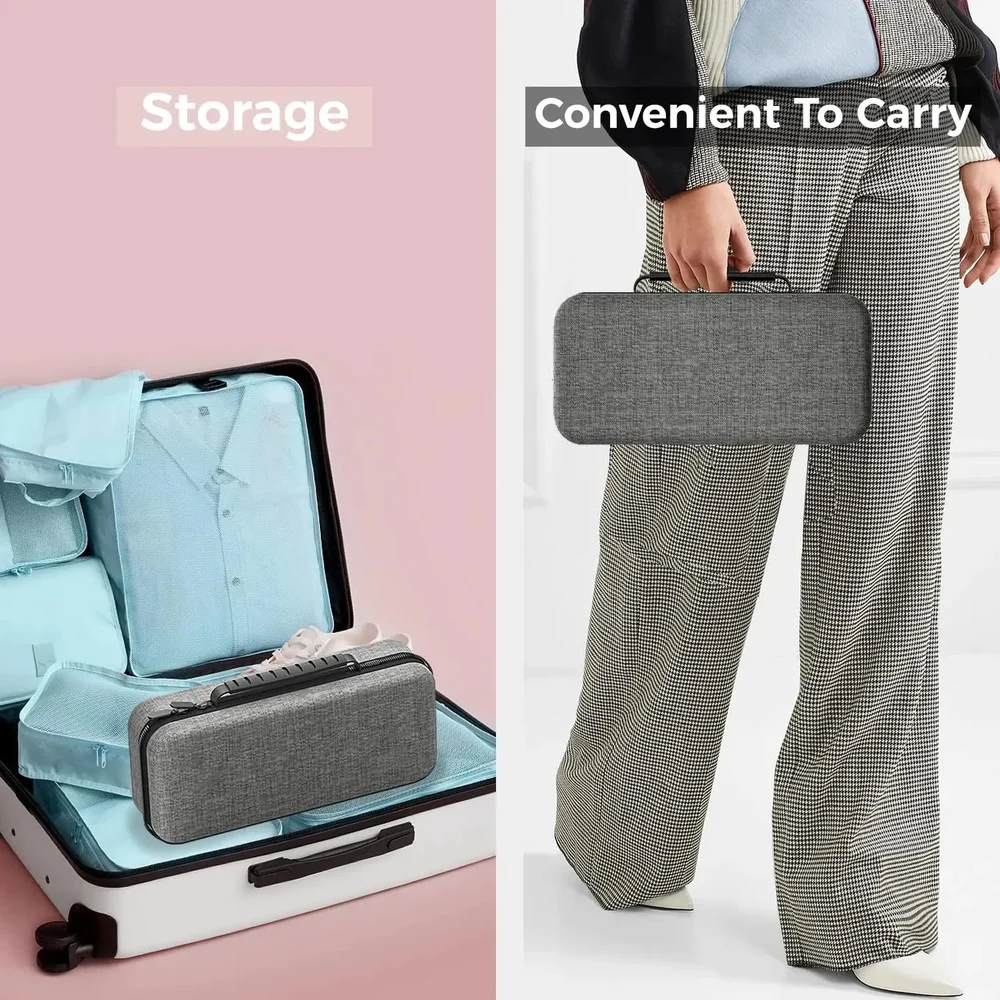 Imagem 3 de 5 do produto Case Asus Rog Ally E Rog Ally X Bolsa Com Espaço Para Carregador Cinza