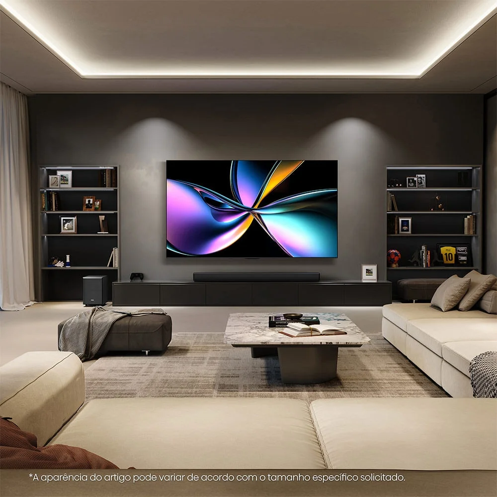 Imagem 3 de 5 do produto Smart Tv Hisense MiniLED 4k 85" " Com Dolby Vision, Hdr+ Gaming, Alexa E Wi-fi - 85u7qg Pro Bivolt