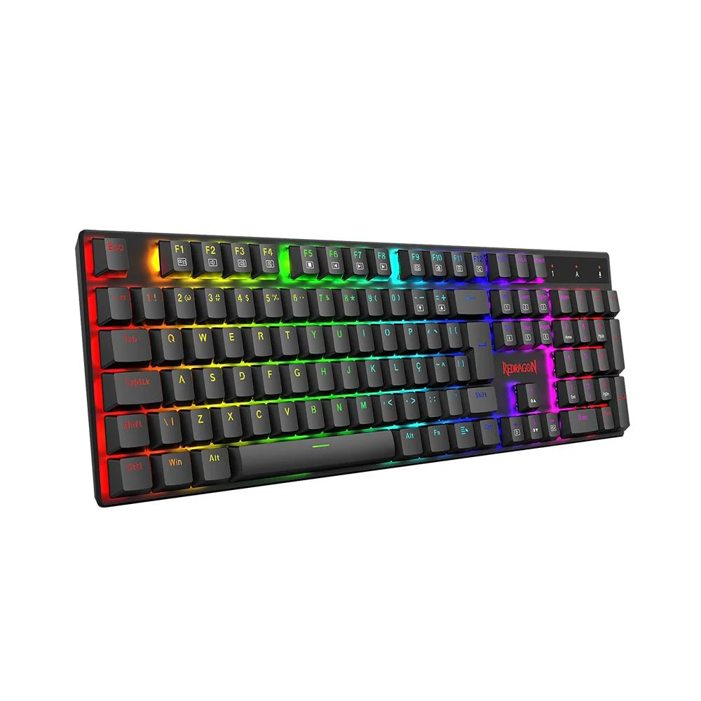Imagem 5 de 5 do produto Teclado Mecânico Gamer Redragon Apas RGB Full Size Preto