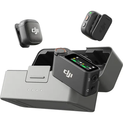 Microfone Dji Mic 3 (2 Tx Microfone + 1 Rx Receptor)