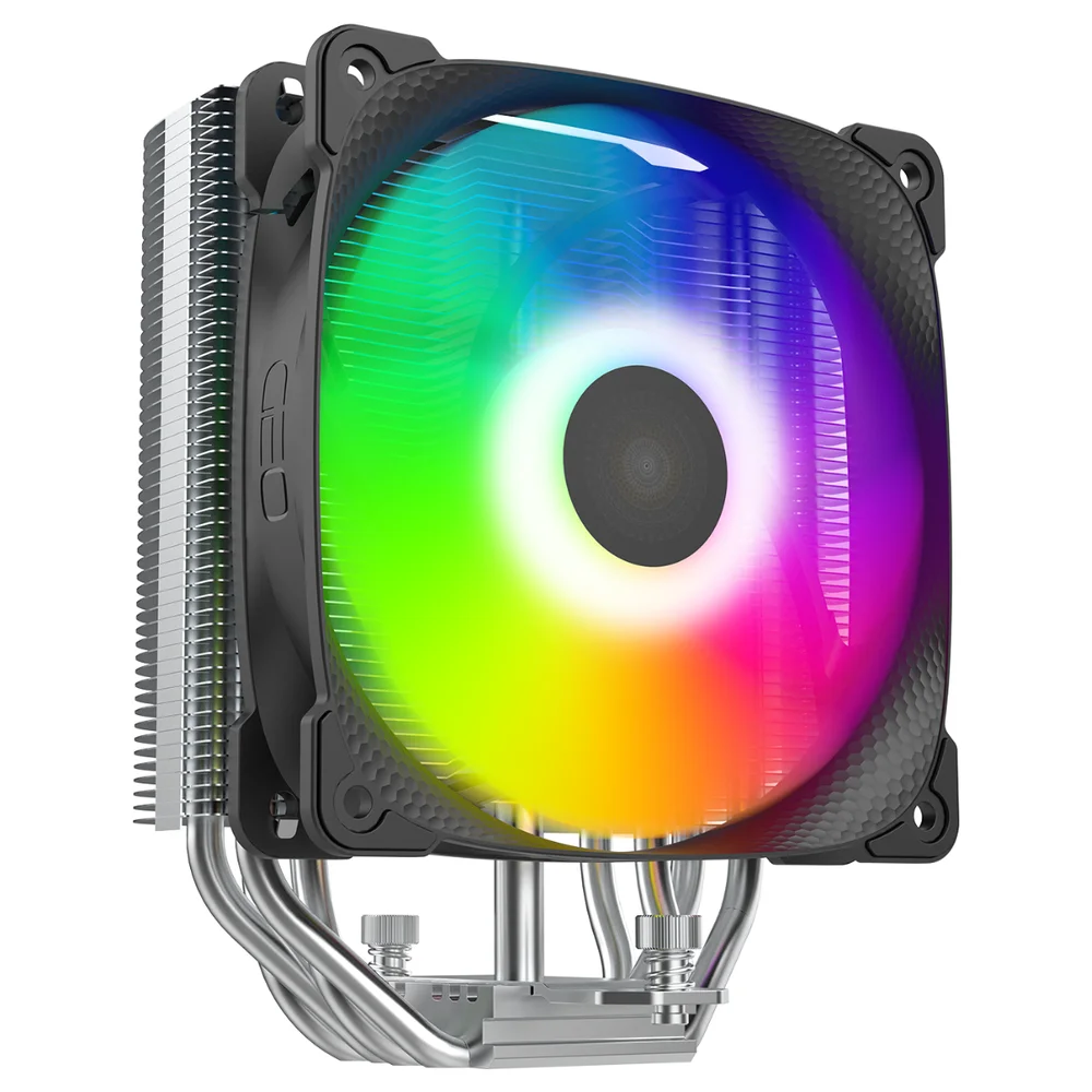 Air Cooler Geometric Future Prawn ARGB Prata 4 Heatpipes 120mm 2000rpm 4