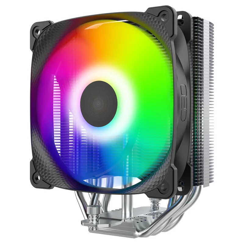 Air Cooler Geometric Future Prawn ARGB Prata 4 Heatpipes 120mm 2000rpm 5