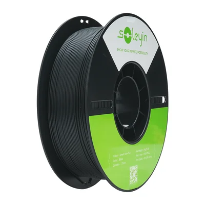 Filamento Soleyin Ultra Pla 1.75mm 1kg Black (preto) 600mm/s