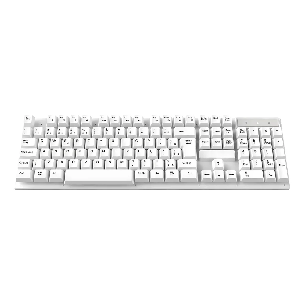 Imagem 3 de 5 do produto Teclado Gamer Branco Kg801w Gfire