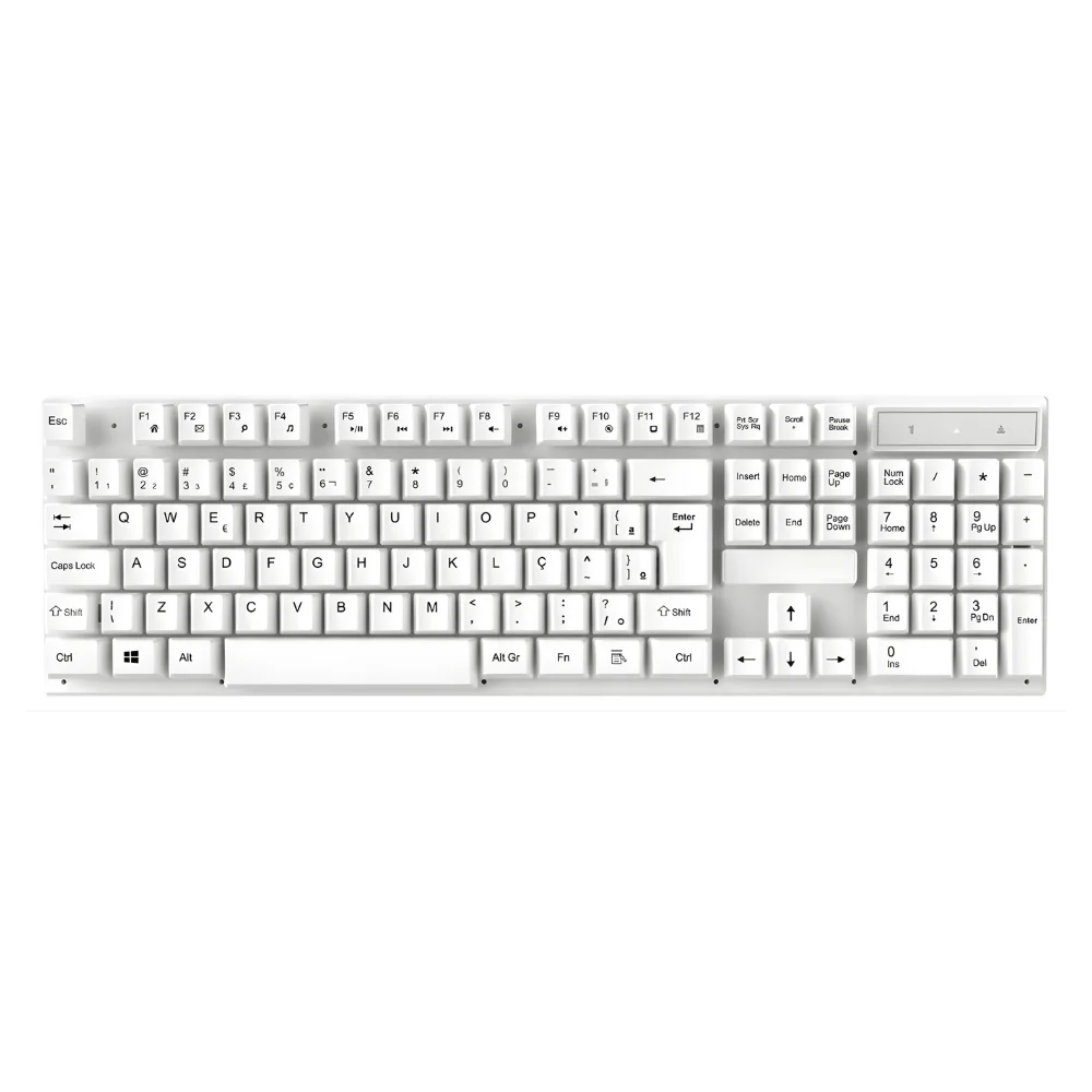 Imagem 5 de 5 do produto Teclado Gamer Branco Kg801w Gfire