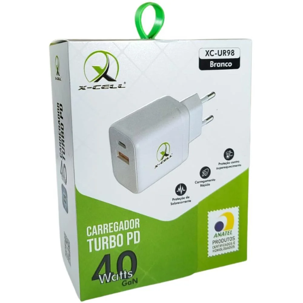 Imagem 4 de 4 do produto Carregador Celular De Parede Turbo Pd Usb C/cabo (7908417109169)