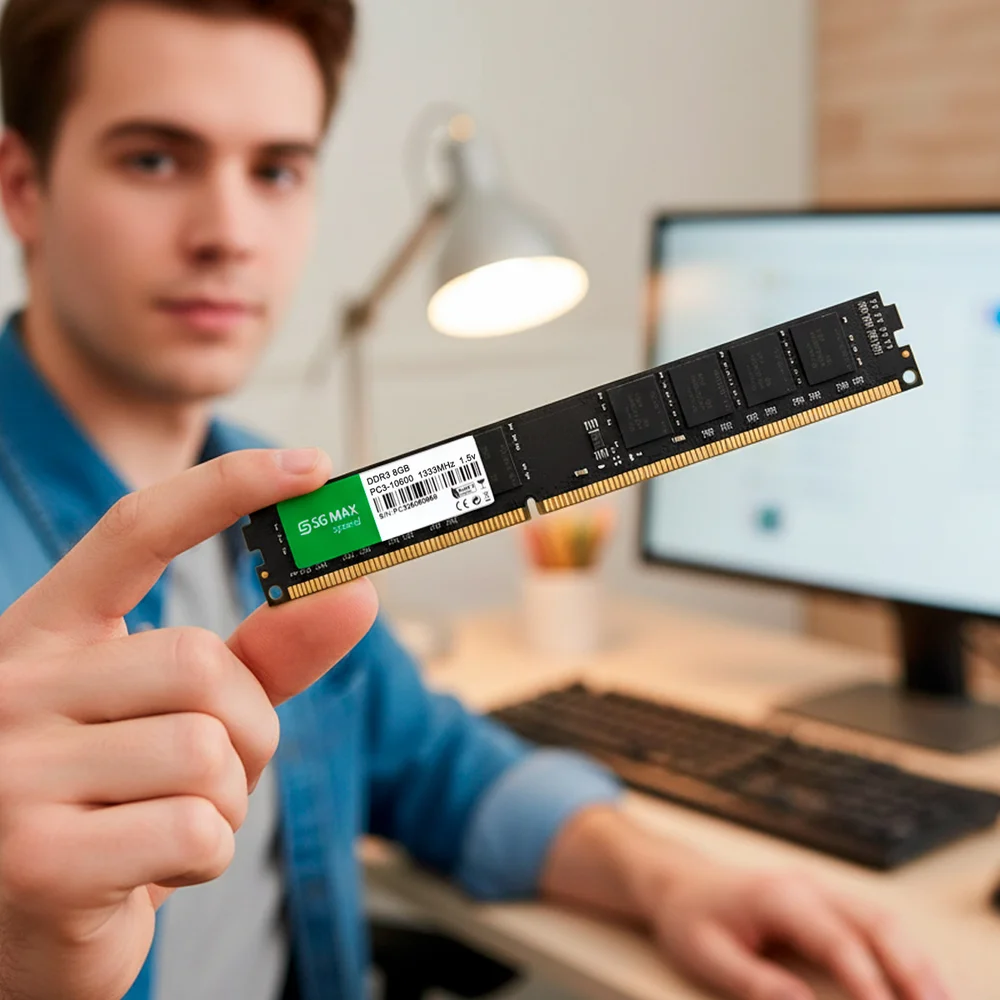 Imagem 5 de 5 do produto Memoria 8GB Ddr3 1333 Cl 11 1.5v Desktop Udimm Sgm8g1333cl11d Sgmax