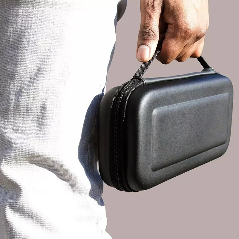 Imagem 4 de 5 do produto Case Nintendo Switch 2 Eva Preto Estojo Bolsa Alça Mão Ns2