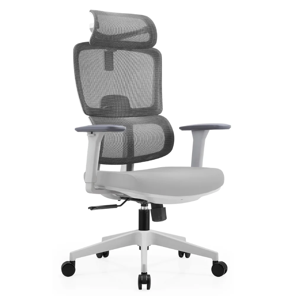 Imagem 2 de 5 do produto Cadeira De Escritório Ergonômica Aurove 186a Edge Cinza