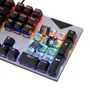 Teclado Gamer 100% Mecânico RGB Antighosting Switch Blue E Red Switch:blue