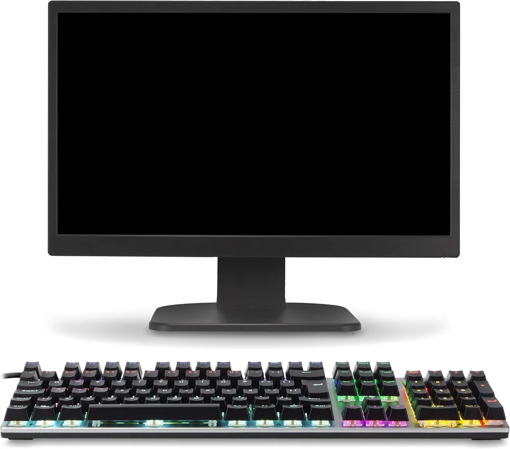 Teclado Gamer 100% Mecânico RGB Antighosting Switch Blue E Red Switch:blue