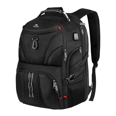 Mochila Escolar Matein Viagem Para Notebook 17 Pol Preta