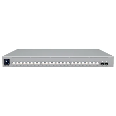 Switch Ubiquiti Gerenciavel L3 24 Portas 2.5 Gigabit + 02 Sfp28 De 25gb Usw-pro-xg-24-poe Rack