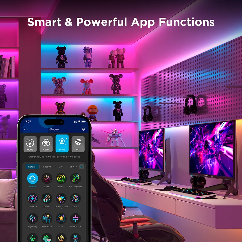 Imagem 5 de 5 do produto Govee Fita LED RGBIC 10M Cores Vibrantes Control Via App