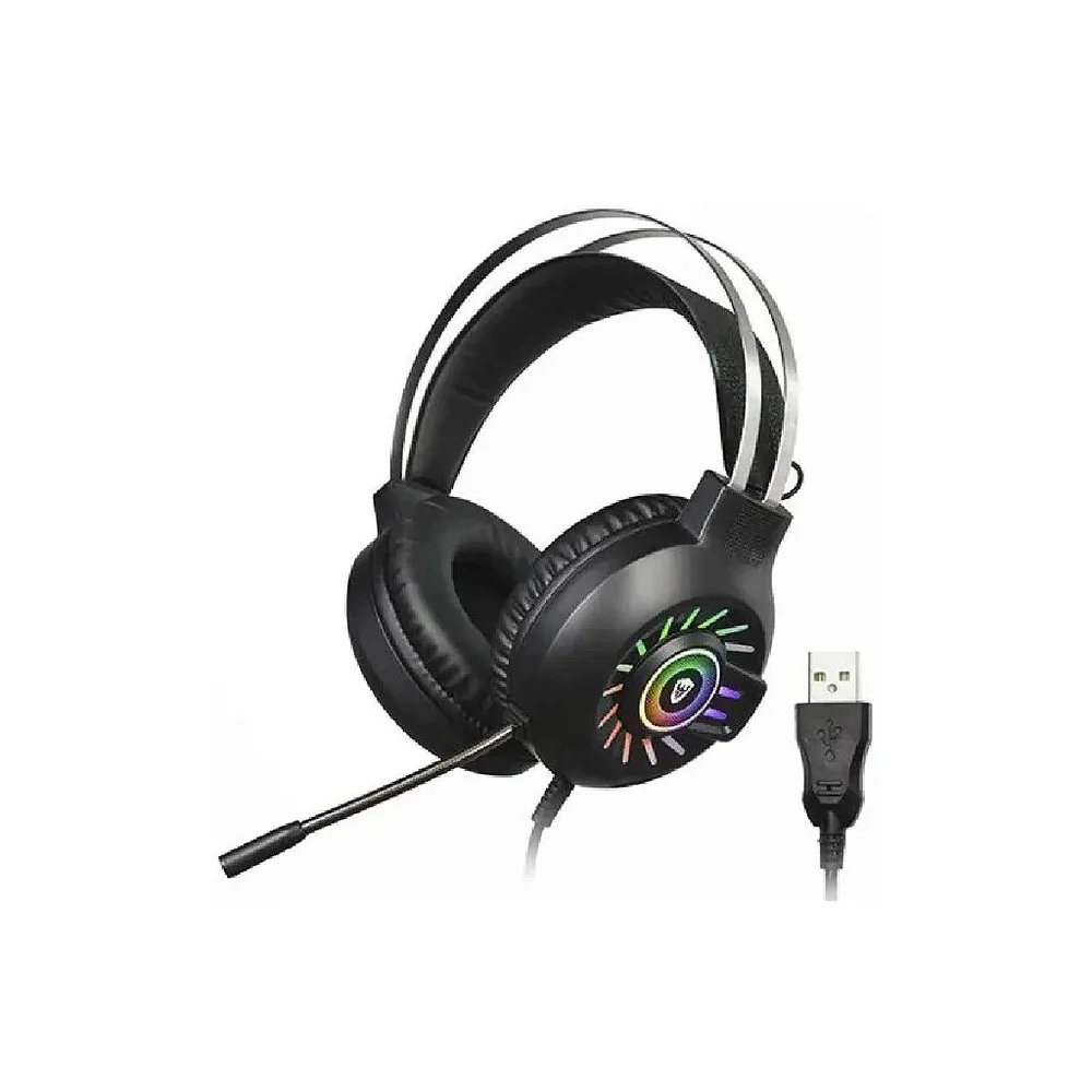 Imagem 1 de 1 do produto Fone Headset Gamer Type C Satellite Gh-402 RGB Preto